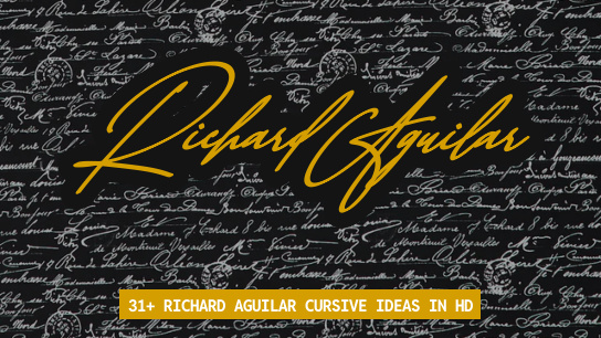 Richard Aguilar name signatures